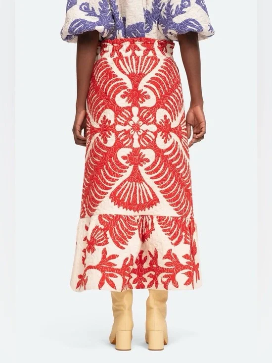 Sea New York Henrietta Quilted Mid Skirt - Picture 4 of 7